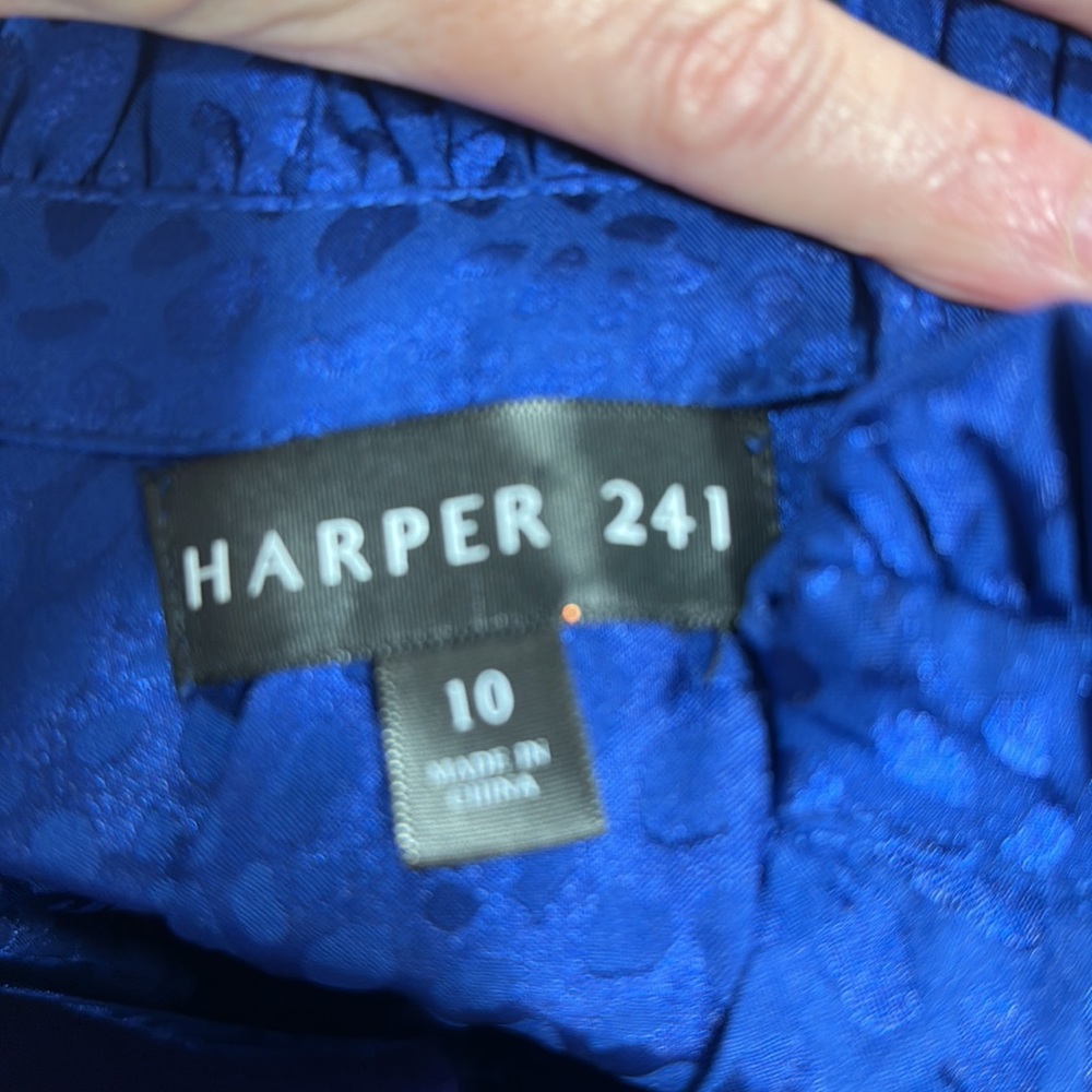 Harper 241 Royal blue dress /Size 10/D-71 - Picture 5 of 5